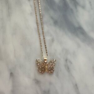 New butterfly necklace